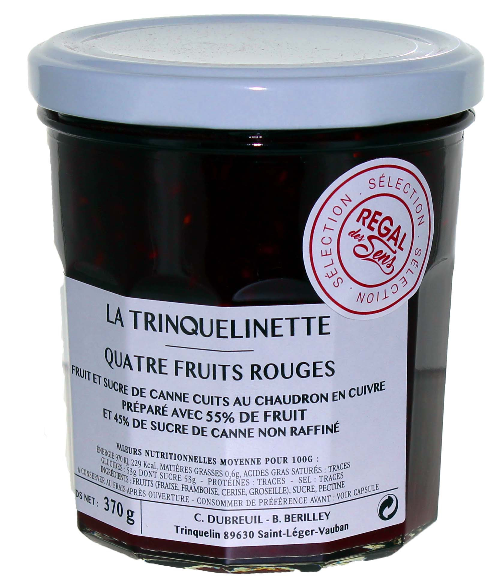 4 fruits rouges - La trinquelinette