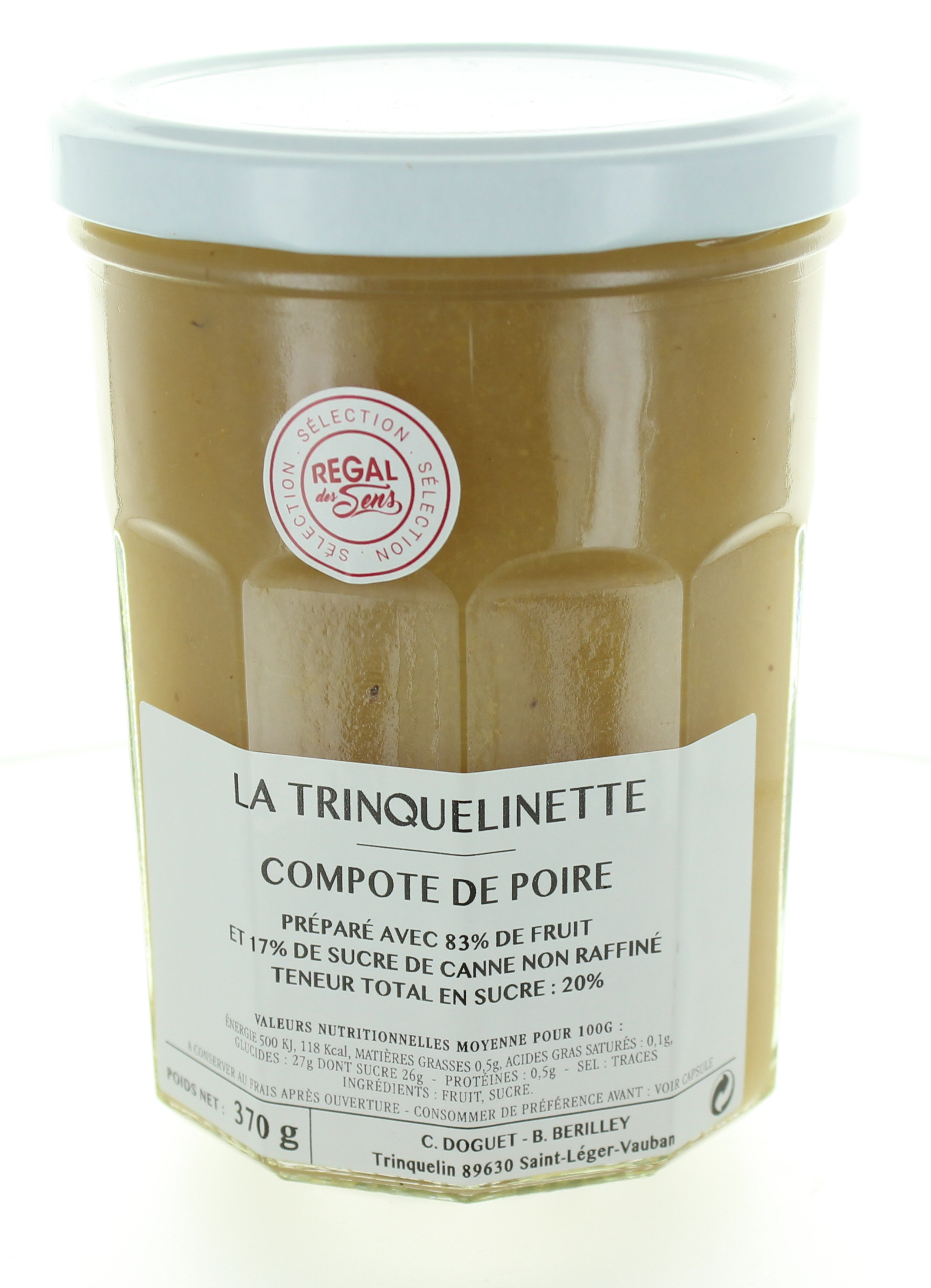 Compote de Poire - La trinquelinette