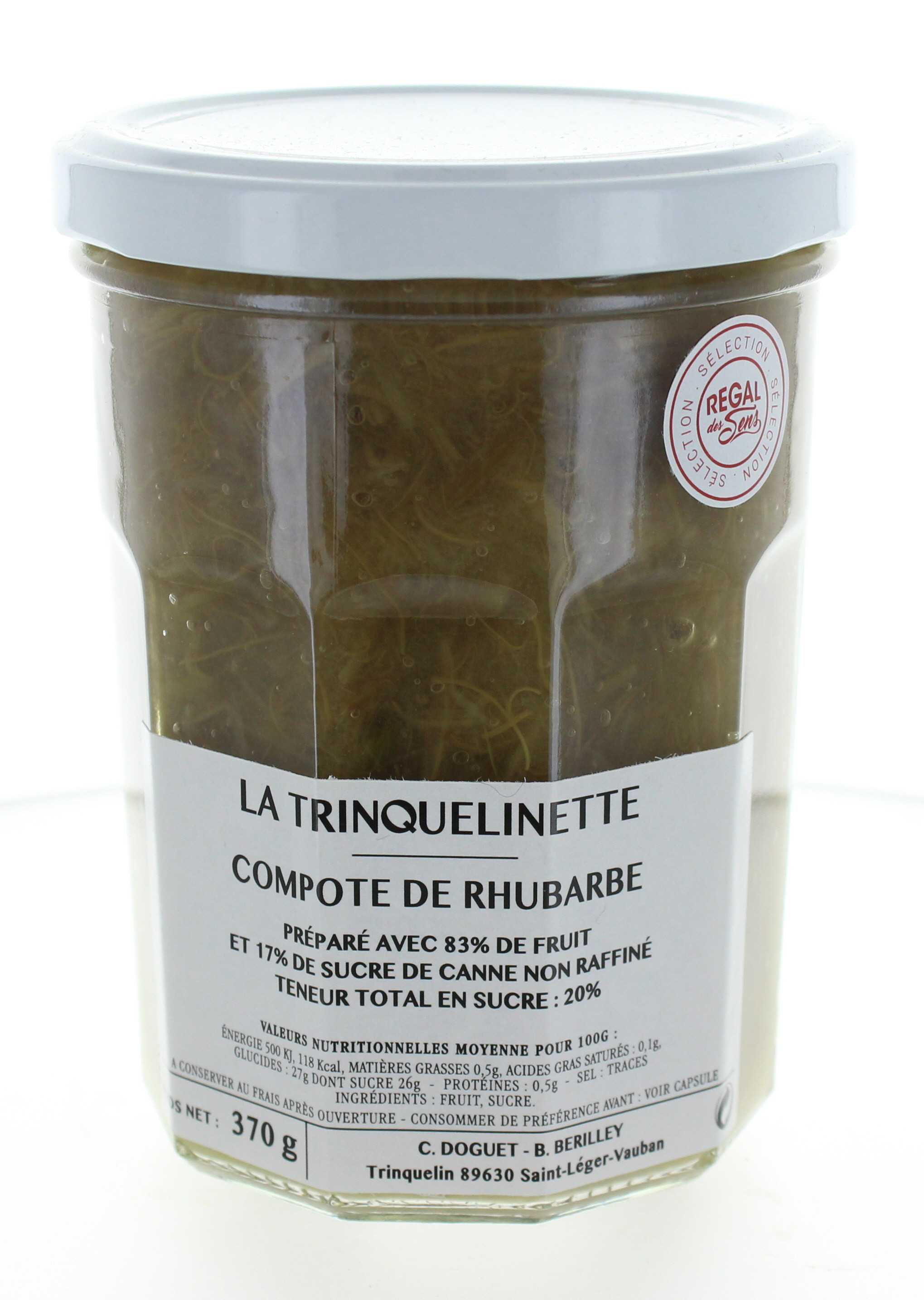 Compote de Rhubarbe - La trinquelinette