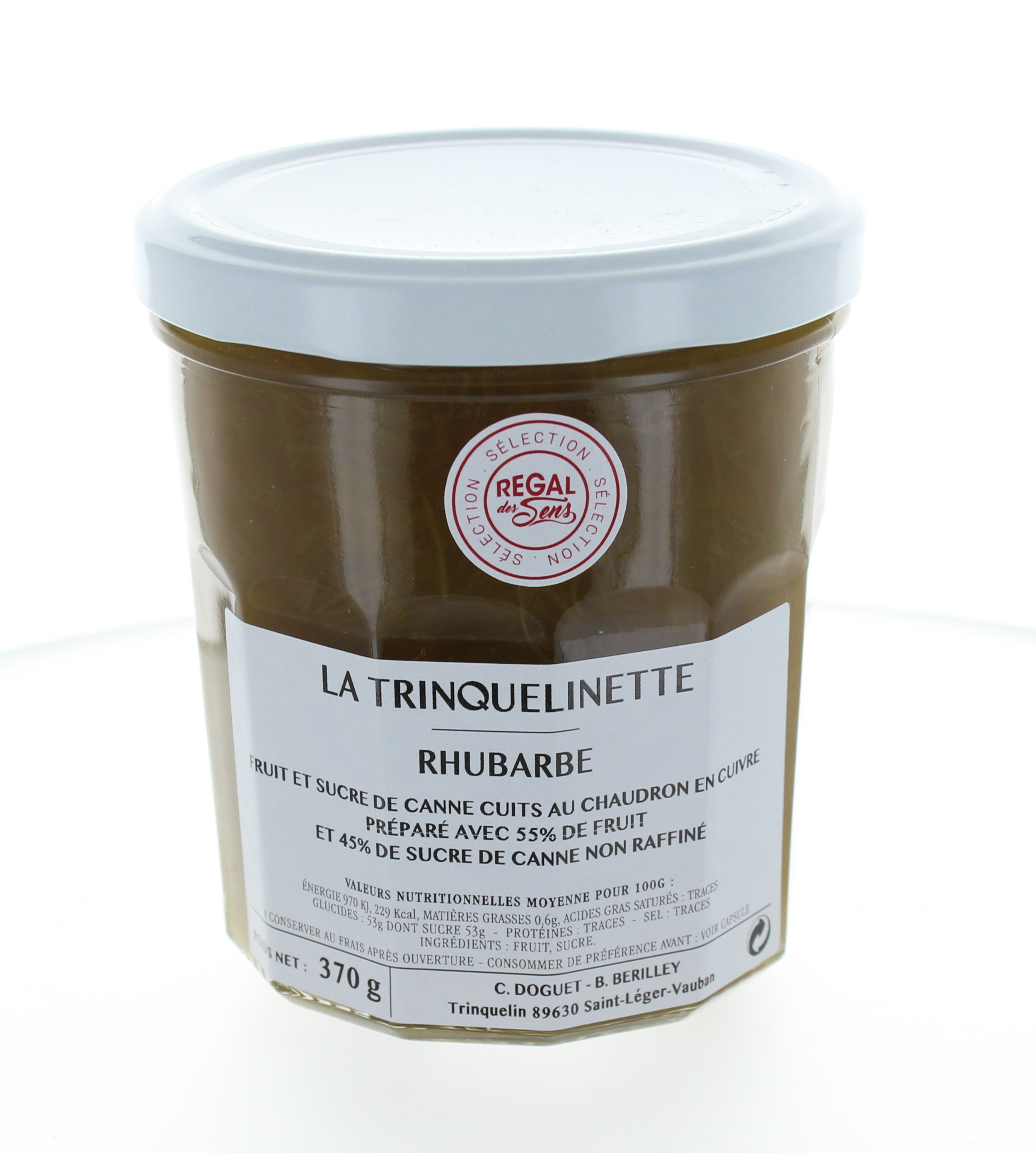 Confiture de Rhubarbe - La trinquelinette