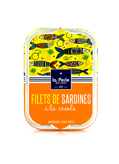 Filets de sardines sans huile à la créole