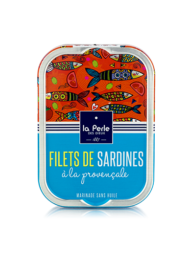 Filets de sardines sans huile à la provençale