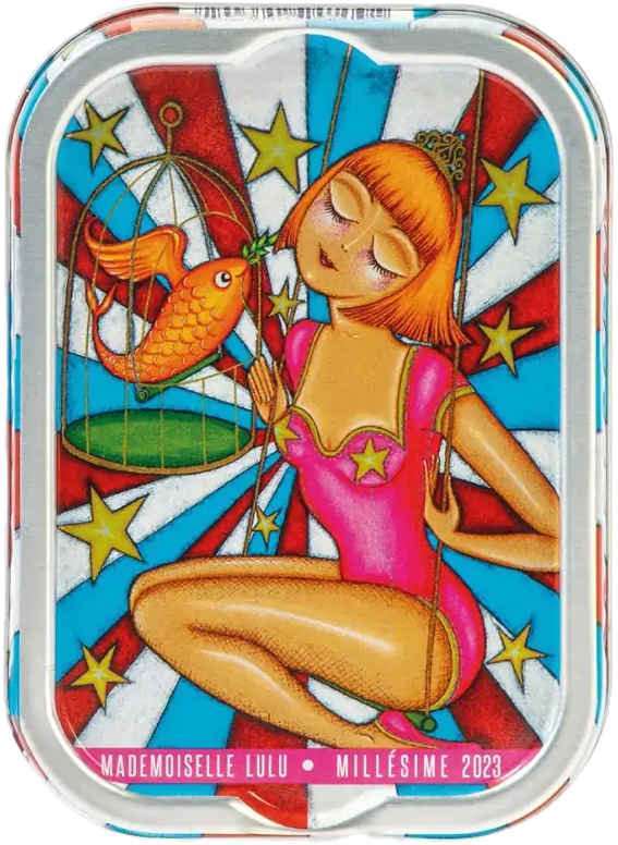 Sardines Millésimées 2023 Coralie Joulin «  Mlle Lulu et le trapeze »