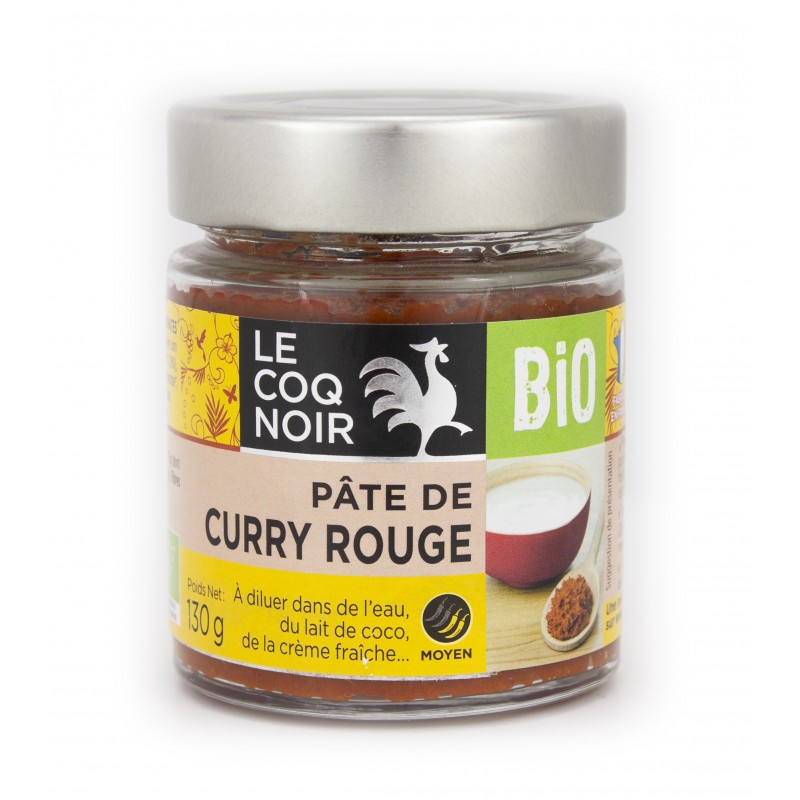 Pâte de curry rouge - bio