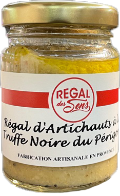 Régal d'artichaud à la truffe noire du Périgord