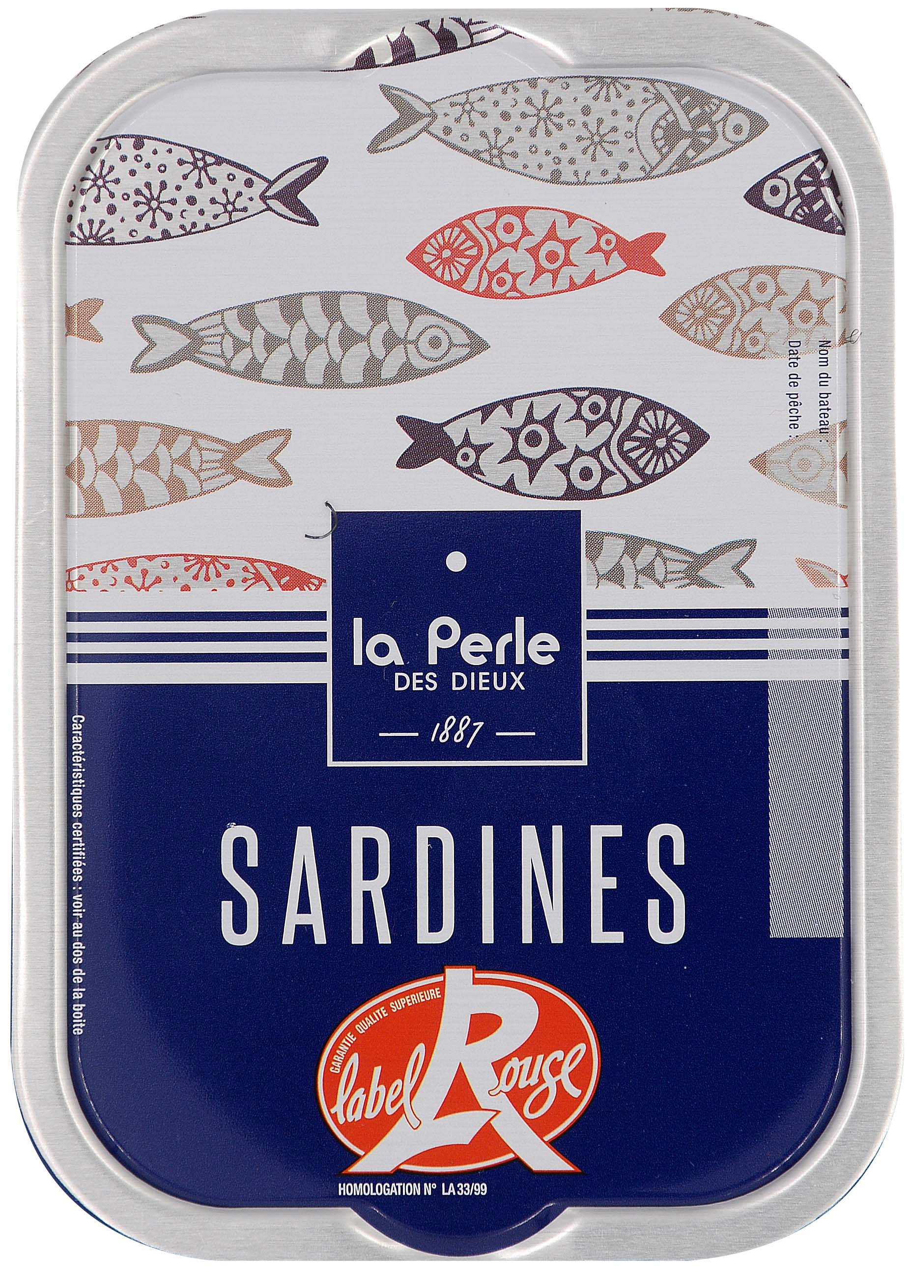 Sardines Label Rouge - La perle des Dieux