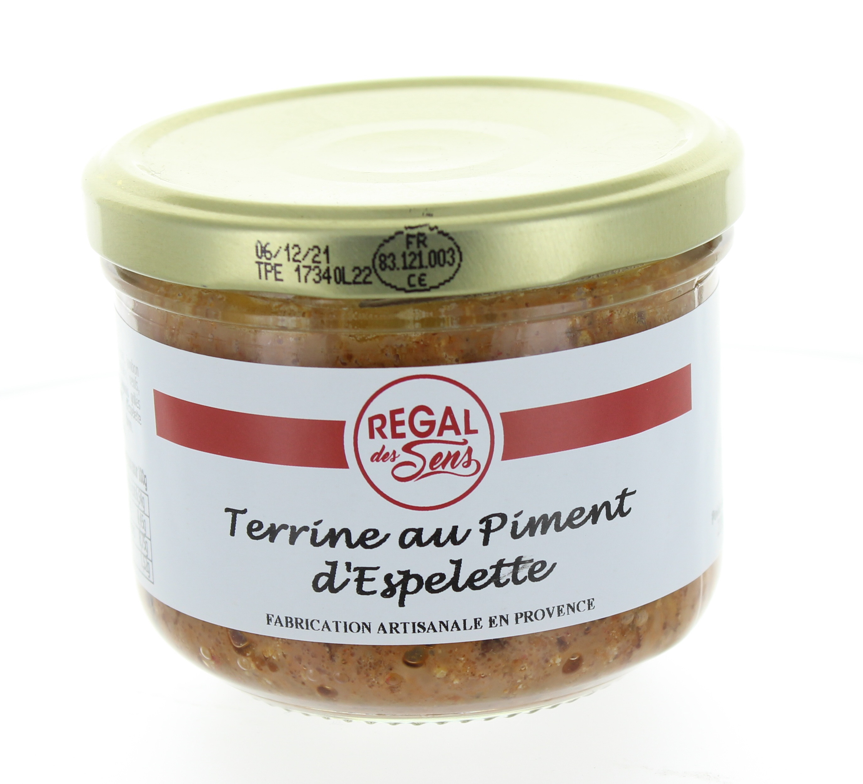 Terrine au piment d'Espelette - Regal des Sens