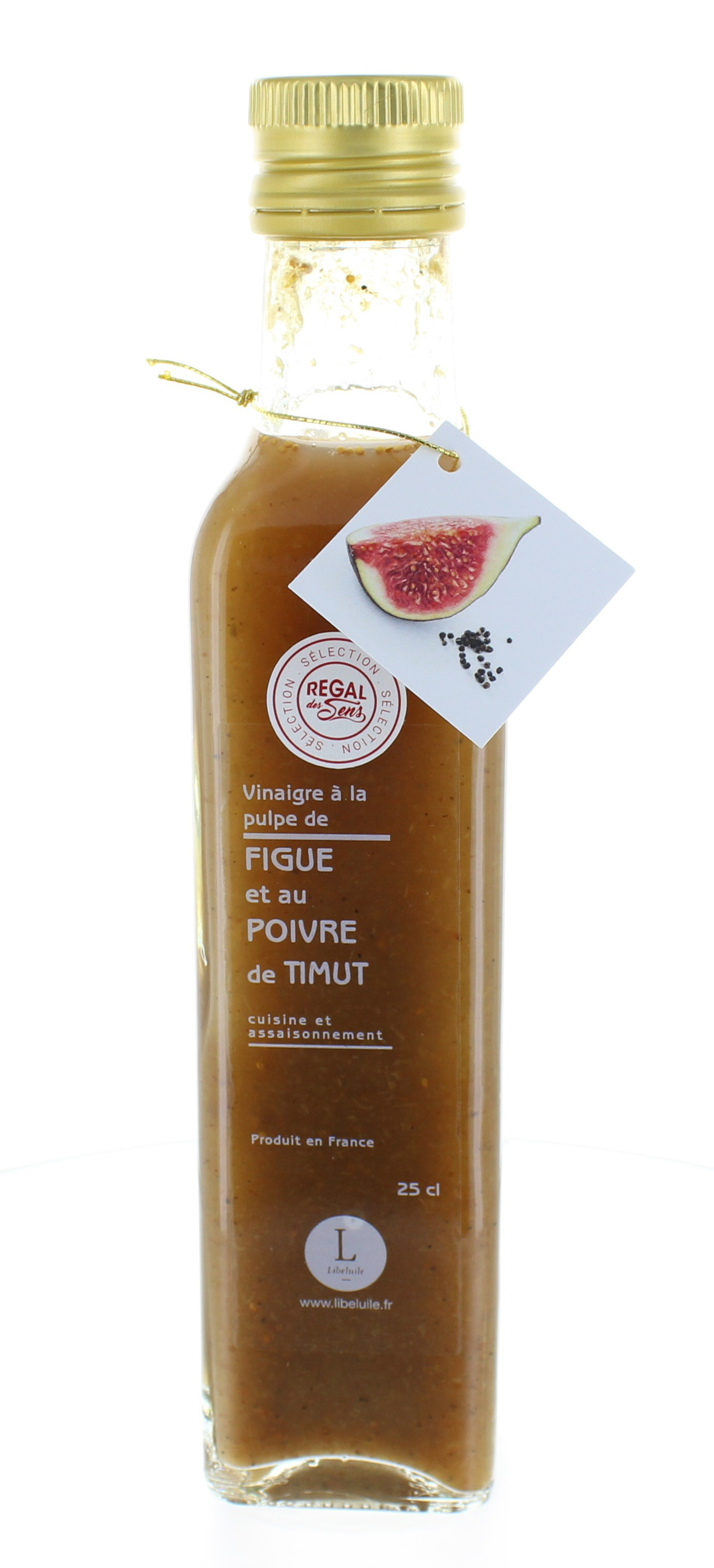 Vinaigre à la pulpe de figue et au poivre de Timut