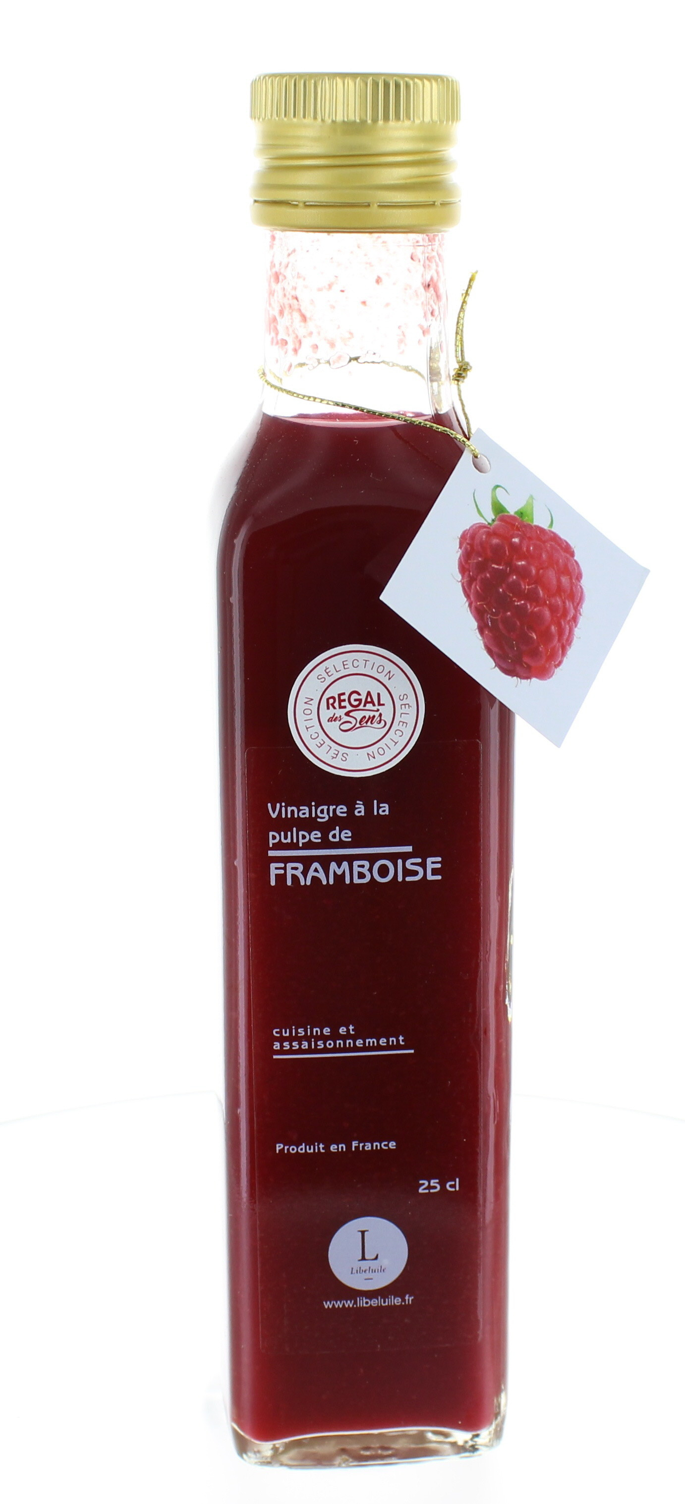 Vinaigre à la pulpe de framboise