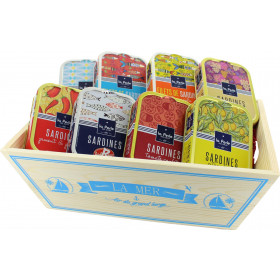 Coffret cadeau gourmand "Un amour de sardines"