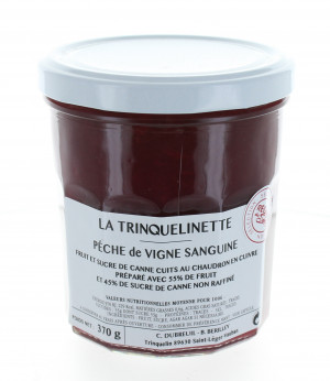 Confiture de pêche de vigne - La trinquelinette