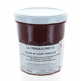 Confiture de pêche de vigne - La trinquelinette